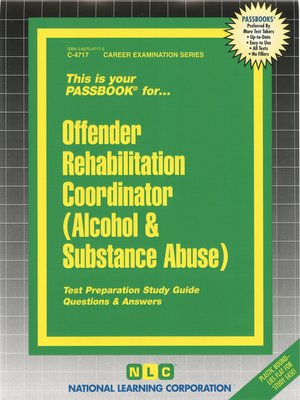 cover image of Offender Rehabilitation Coordinator (Alcohol & Substance Abuse)